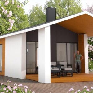 ANNA na wąską działkę  70,84m2